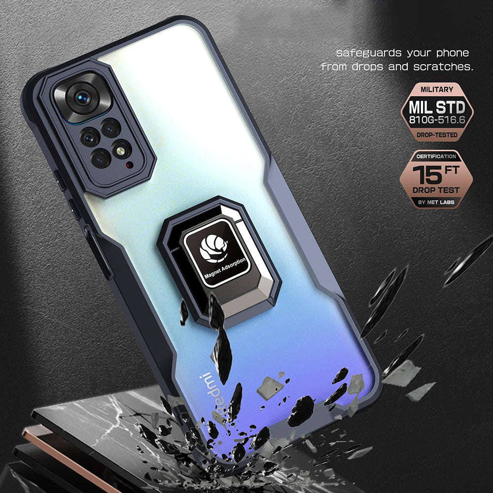 Protective Phone Cover For Xiaomi Redmi Note 11 4G (Qualcomm) Redmi Note 11S 4G Ring Kickstand Soft TPU Acrylic Anti-drop Case Built-in Magnetic Metal Sheet Protective Phone Cover For Xiaomi Redmi Note 11 4G (Qualcomm) Redmi Note 11S 4G Ring Kickstand Soft TPU Acrylic Anti-drop Case Built-in Magnetic Metal Sheet